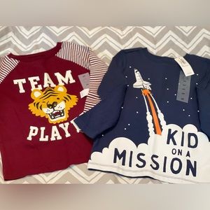 OLD NAVY Toddler Boy Long Sleeve Shirts (3T) BUNDLE 🧺